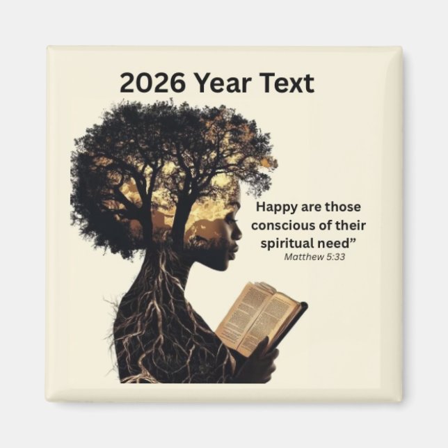 Íman Leitura de texto do ano de 2026 (Frente)