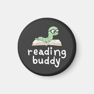 Íman Leitura do Bookworm da Bonita com o Livro
