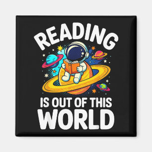 Íman Leitura espacial é um livro engraçado fora deste m