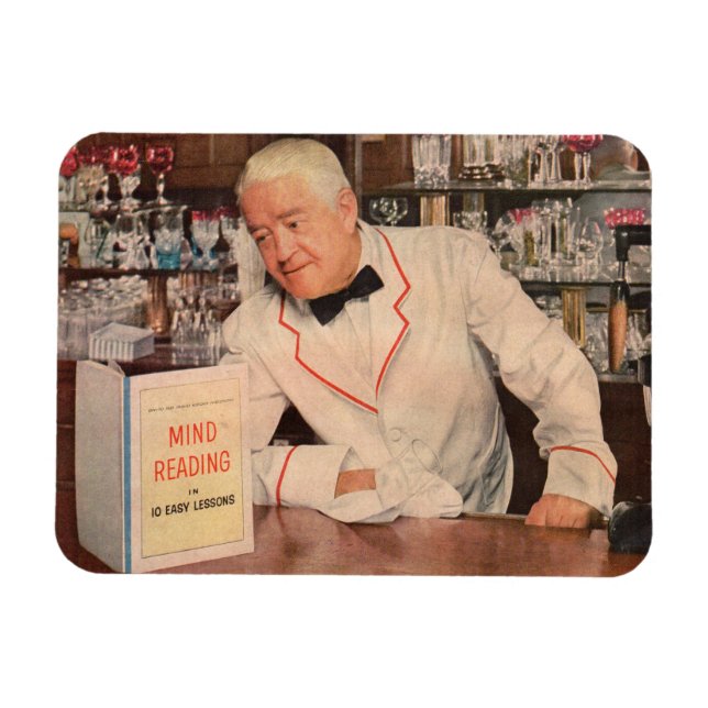 Íman leitura mental no bar (Horizontal)