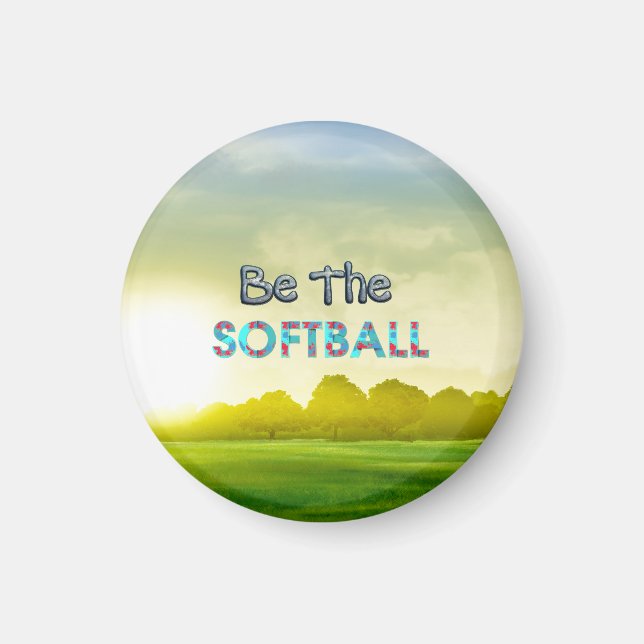 Íman Lema de Softball TOP (Frente)