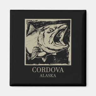Íman Lembrança da Cidade Pesqueira - Cordova Alasca