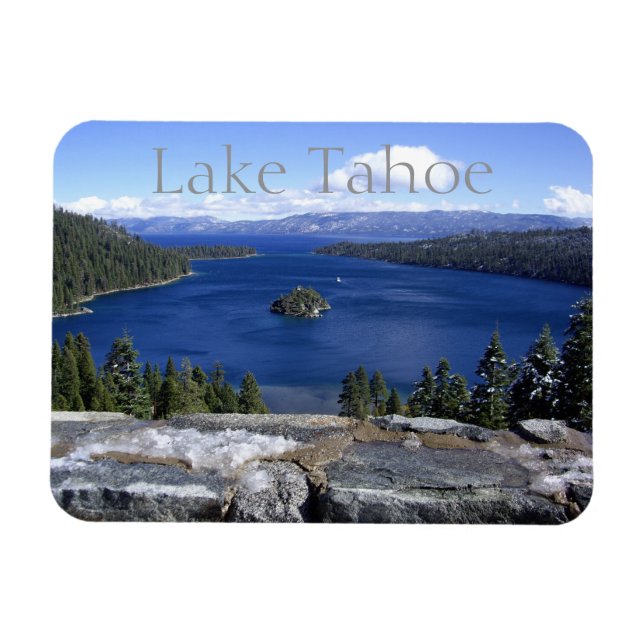 Íman Lembrança da Emerald Bay do Lago Tahoe (Horizontal)