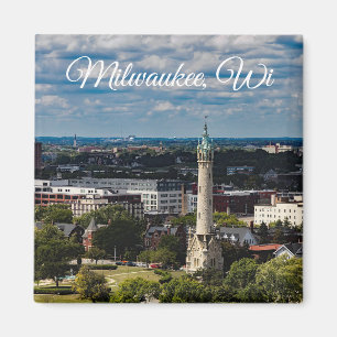 Íman Lembrança da lembrança de Milwaukee, Wisconsin