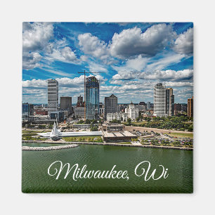 Íman Lembrança da lembrança de Milwaukee, Wisconsin