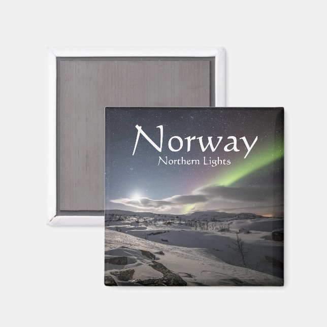 Íman Lembrança da Noruega (Front/Back)