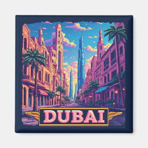 Íman 🧲 Lembrança das Férias em Dubai para Viajantes 🌴