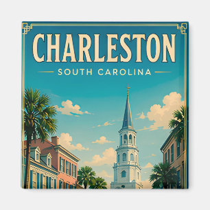 Íman Lembrança de Charleston Carolina do Sul