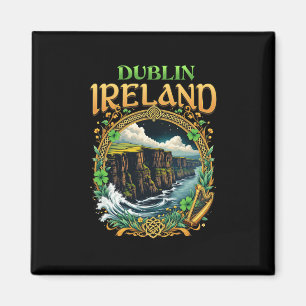 Íman Lembrança de Dublin Irlanda Falésias do Mar Férias