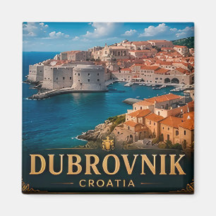 Íman 🧲 Lembrança de Férias em Dubrovnik Croácia Para V
