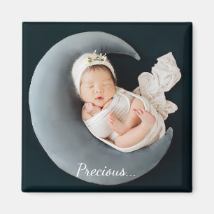 Íman Lembrança de foto personalizada bebê precioso