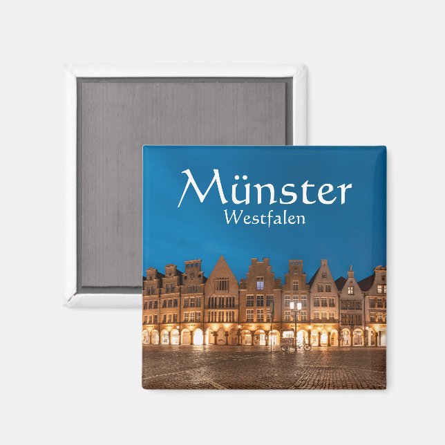Íman Lembrança de Münster (Front/Back)