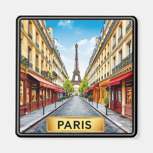 Íman 🧲 Lembrança de Paris França de Sua Viagem