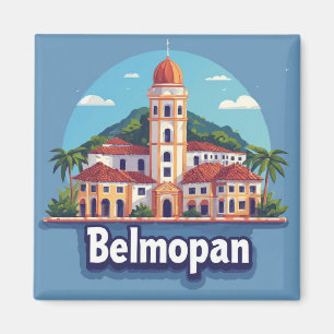 Íman Lembrança de viagem de Belmopã Belize para souveni