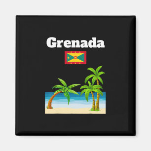 Íman Lembrança de viagem de Granada Bandeira Granadina