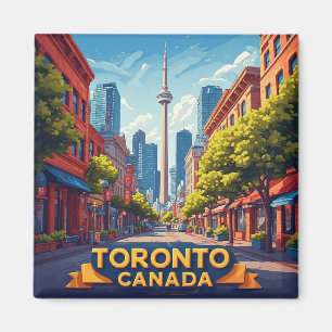 Íman 🍁 Lembrança de Viagem de um Marco de Toronto