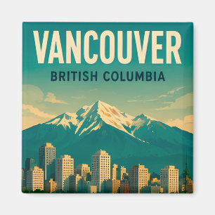 Íman Lembrança de Viagem Vancouver Canadá