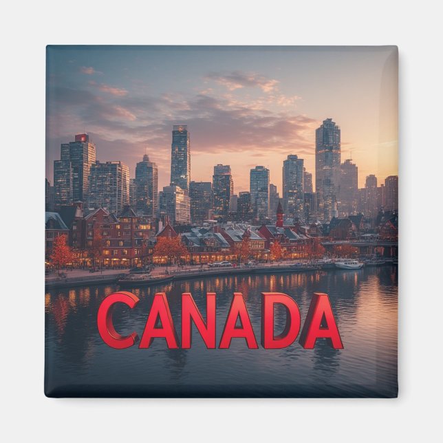 Íman Lembrança do Canadá para Colecionadores Sérios de  (Frente)
