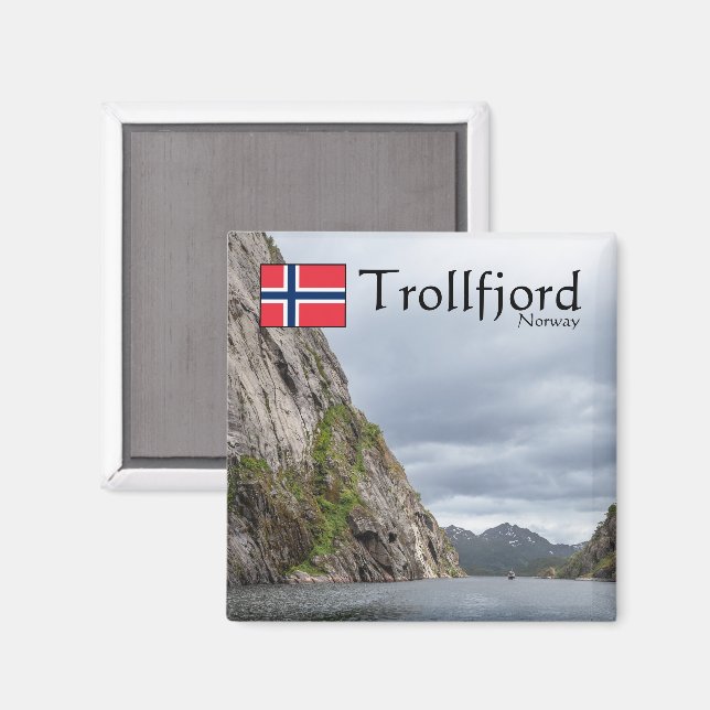 Íman Lembrança do Trollfjord (Front/Back)