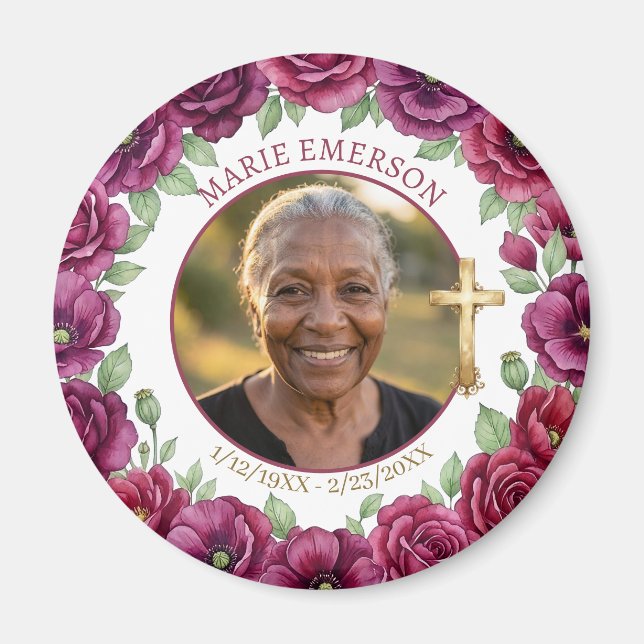 Íman Lembrança Personalizada |  Foto (Frente)