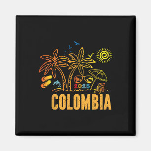 Íman Lembranças da Colômbia Férias 2025 Viagem em Famíl