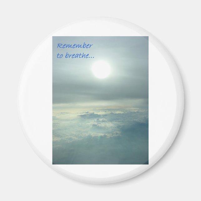 Íman Lembre-se de respirar (Frente)