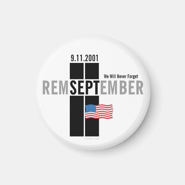 Íman Lembre-se do Magnet de 11 de setembro (Frente)