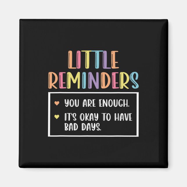 Íman Lembrete Conselheiro de Saúde Mental 1 (Frente)