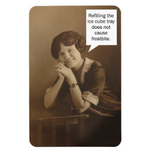 Íman Lembrete da bandeja do cubo gelado