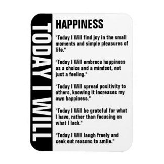 Íman Lembrete das metas de assistência à felicidade Per