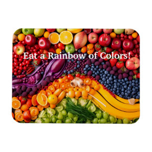 Íman Lembrete de Nutrição de Comidas Saudáveis para fru