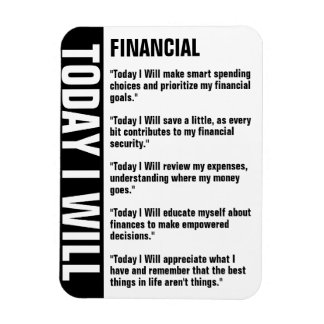 Íman Lembrete de Objetivos de Atendimento Financeiro Pe