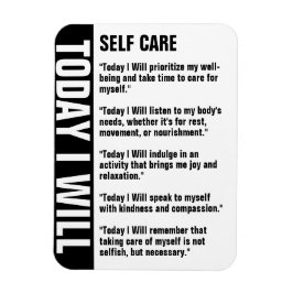 Íman Lembrete de Objetivos de Autoatendimento Personali