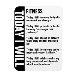 Íman Lembrete de Objetivos de malhação Personalizar