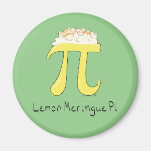 Íman Lemon Meringue Pi Cute Math Pi Day Magnet