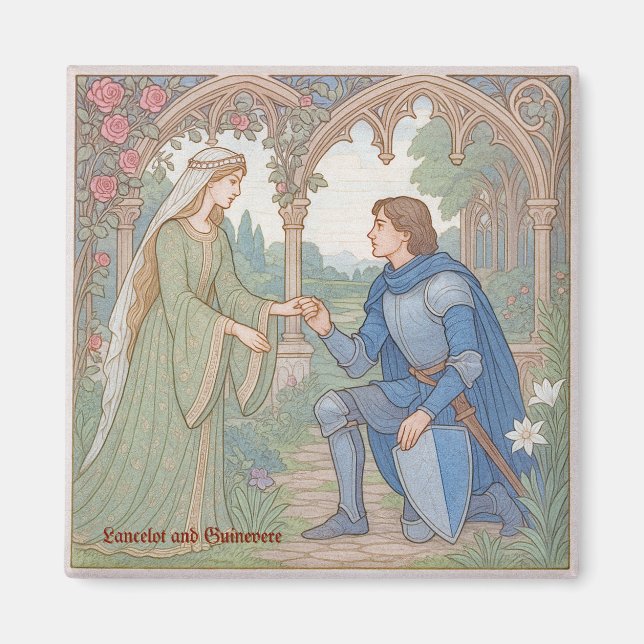 Íman Lenda de Lancelote e Guinevere (Frente)