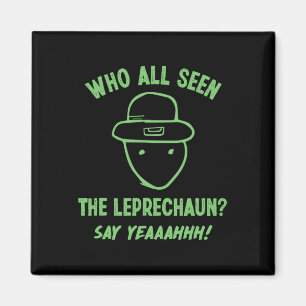 Íman Lendário Duende Amador Esboço Meme Irlandês St Pat