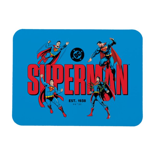Íman Lendas do Superman para Sempre Gráfico (Horizontal)