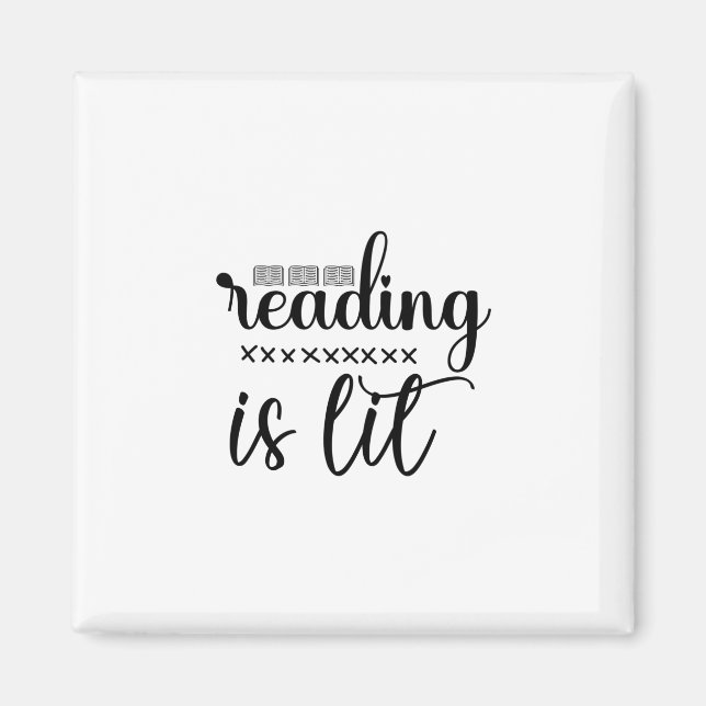 Íman Lendo Arte Ler é Lit (Frente)