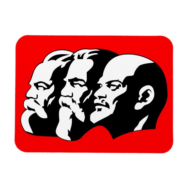 Íman Lenin, Marx, Engels, União Soviética, Comunismo (Horizontal)