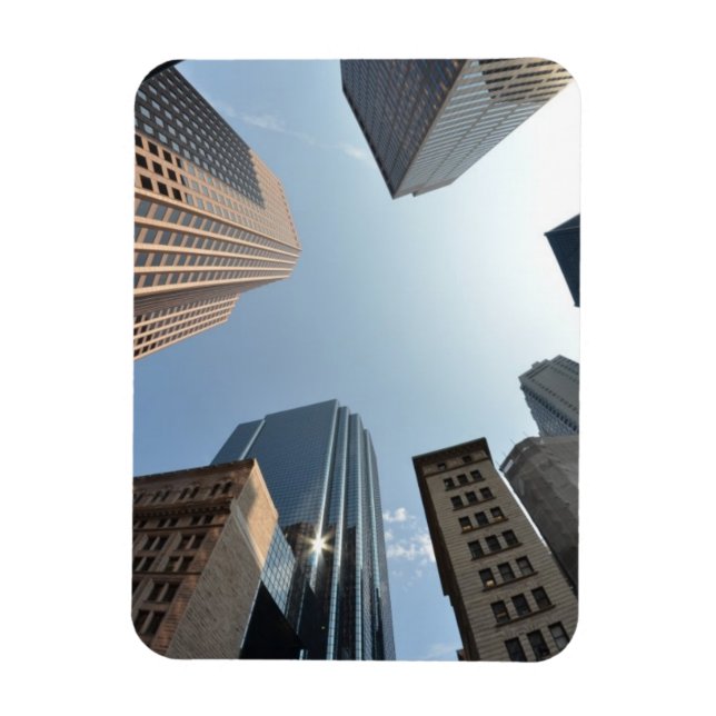 Íman Lentes de olho-de-peixe de prédio, Boston, EUA (Vertical)