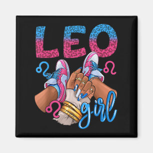 Íman Leo Black Girl Birth Sneakers Zodia Unhas
