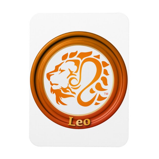 Íman Leo Zodiac Sinal (Vertical)