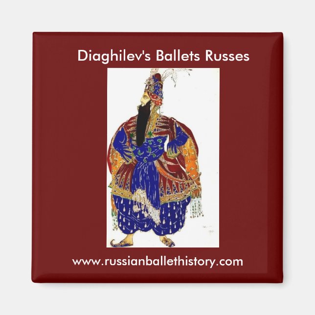 Íman Leon Bakst Magnet (Frente)