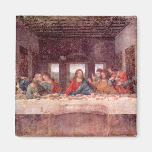 Íman Leonardo da Vinci - O último jantar (Frente)