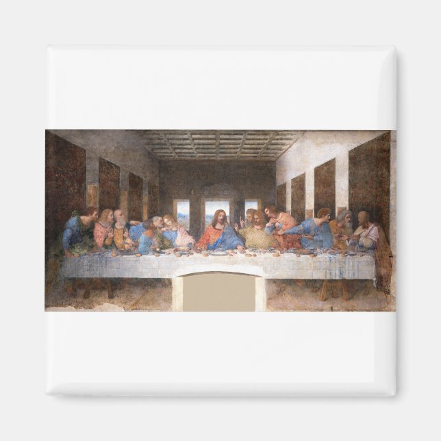 Íman Leonardo da Vinci's The Last Supper (1495-1498) fa (Frente)
