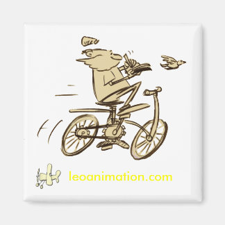 Íman Leonardo - magnet quadrado