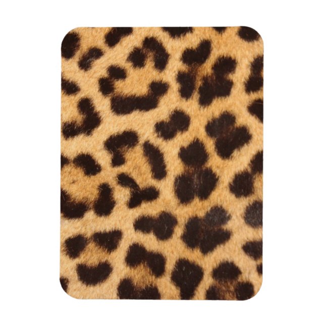 Íman Leopard Animal Skin Impressão (Vertical)