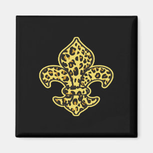 Íman Leopard Print Fendy Fashion Animal Patteron Fleur