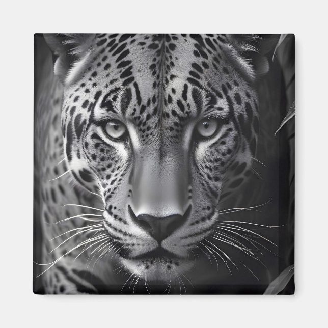Íman Leopard Willife Wallpaper da "Nature" majestosa (Frente)